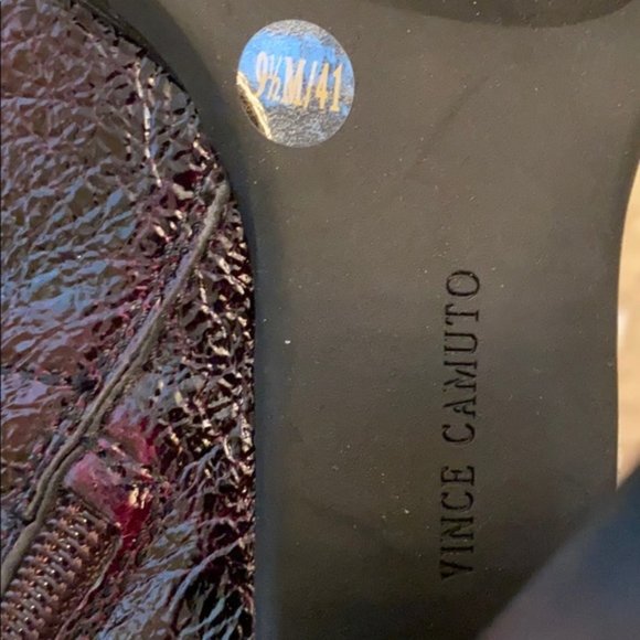 NWOB VINCE CAMUTO ERMANIA LACE UP BOOTIES sz 9.5 - Picture 12 of 12